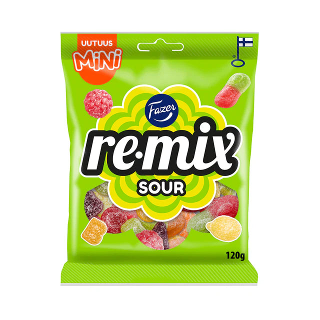 Remix Mini Sour Candy Bag – 120 g