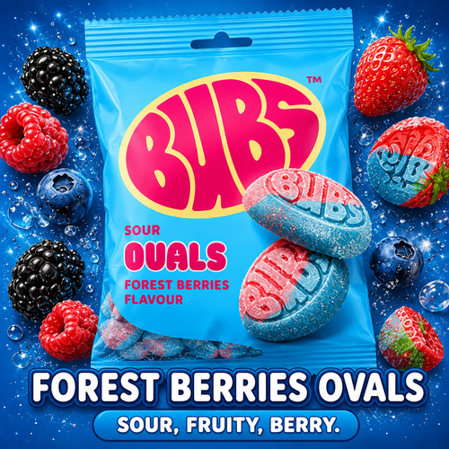Ovals Raspberry Blueberry