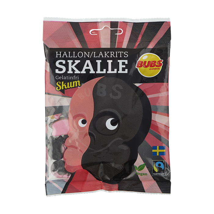 Skull Raspberry Liquorice Sweet/Salty Foam