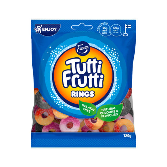 Tutti Frutti Rings Candy Bag – 180 g